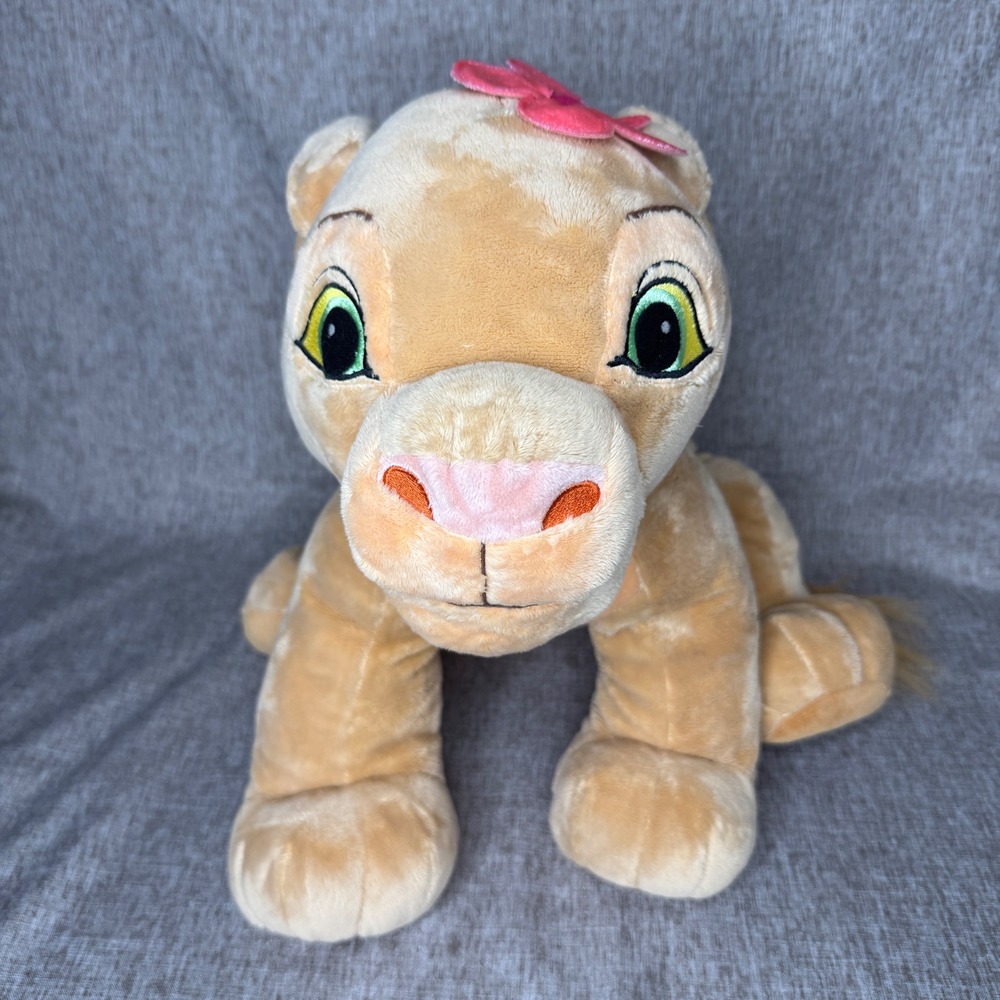 Disney Lion King Nala Cub Plush Stuffed Animal Flower Large 23"